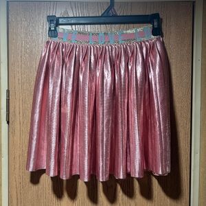 Shiny Pink Kids Skirt